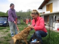 Der glueckliche Hero mit Patin 8.5.2016 2